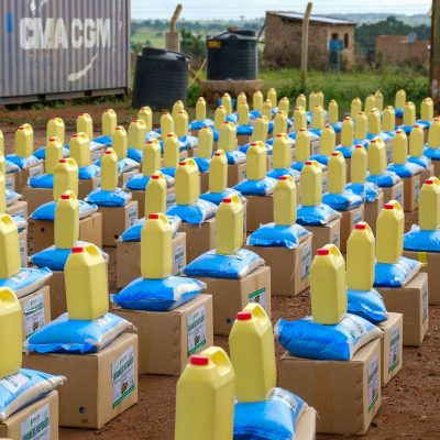 Sudanese Refugees Food Aid in Uganda